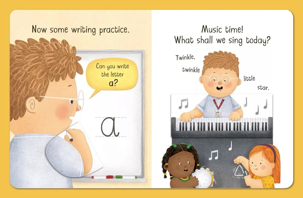 Busy Day: Teacher: An action play book