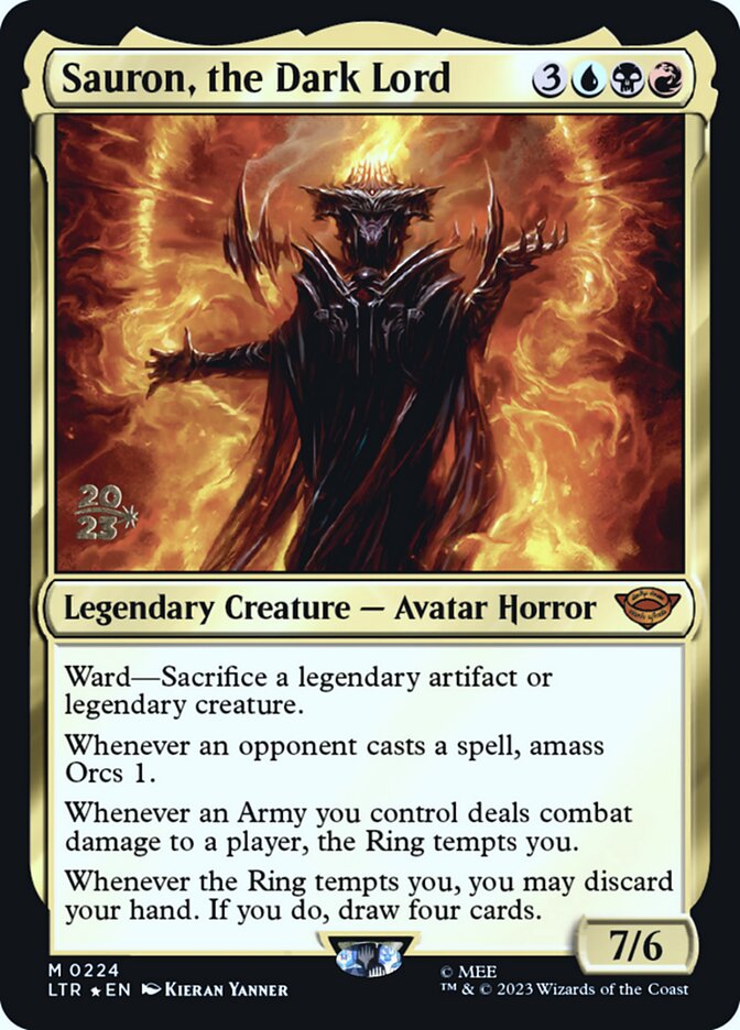Sauron, the Dark Lord [LTR-224p] [EN] [Foil]