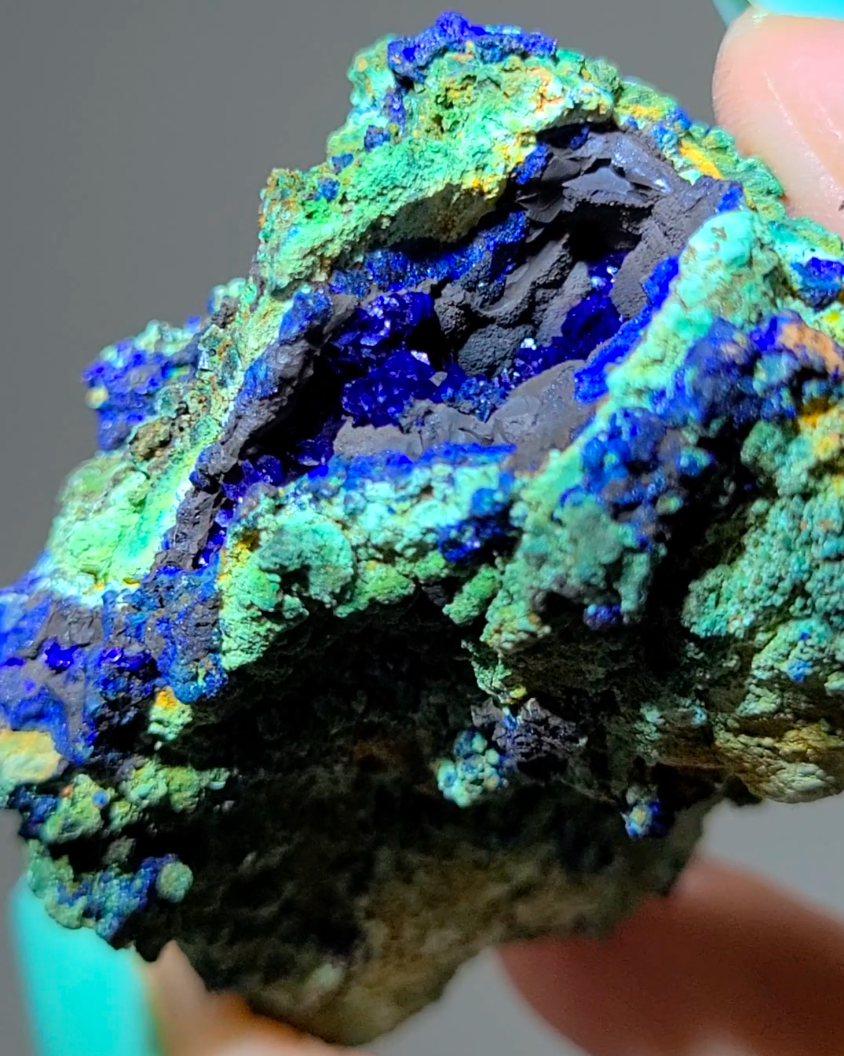 Azurite malachite chrysocolla cluster - AZ9