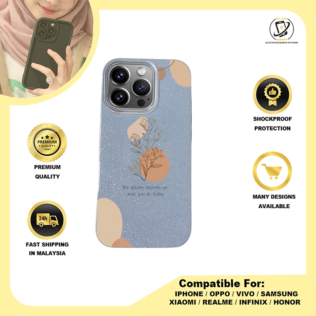 BLING CASE PHONE FOR IPHONE - DESIGN FLOWER V