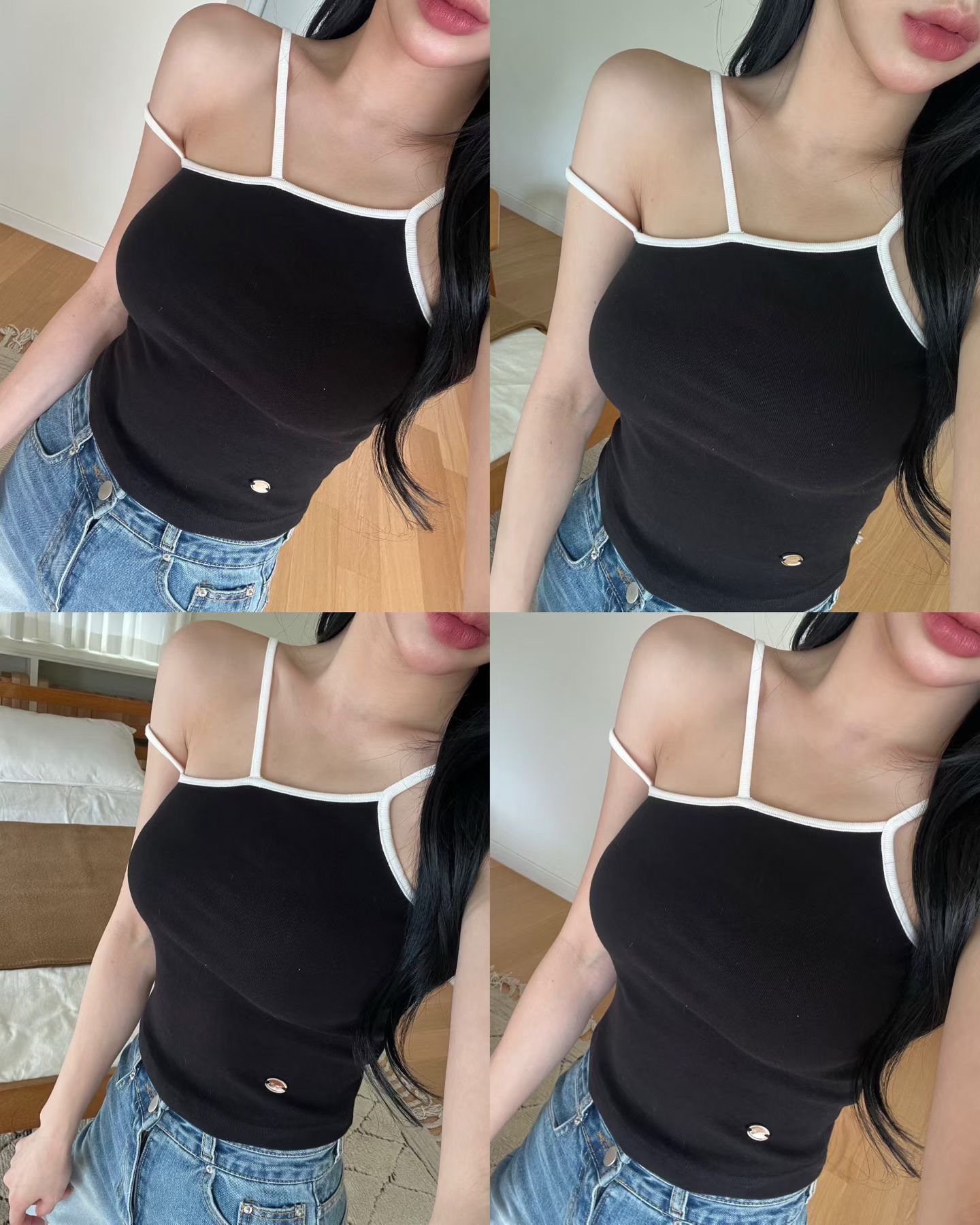 小金牌撞色搭帶小上衣 ✨ *Special price*