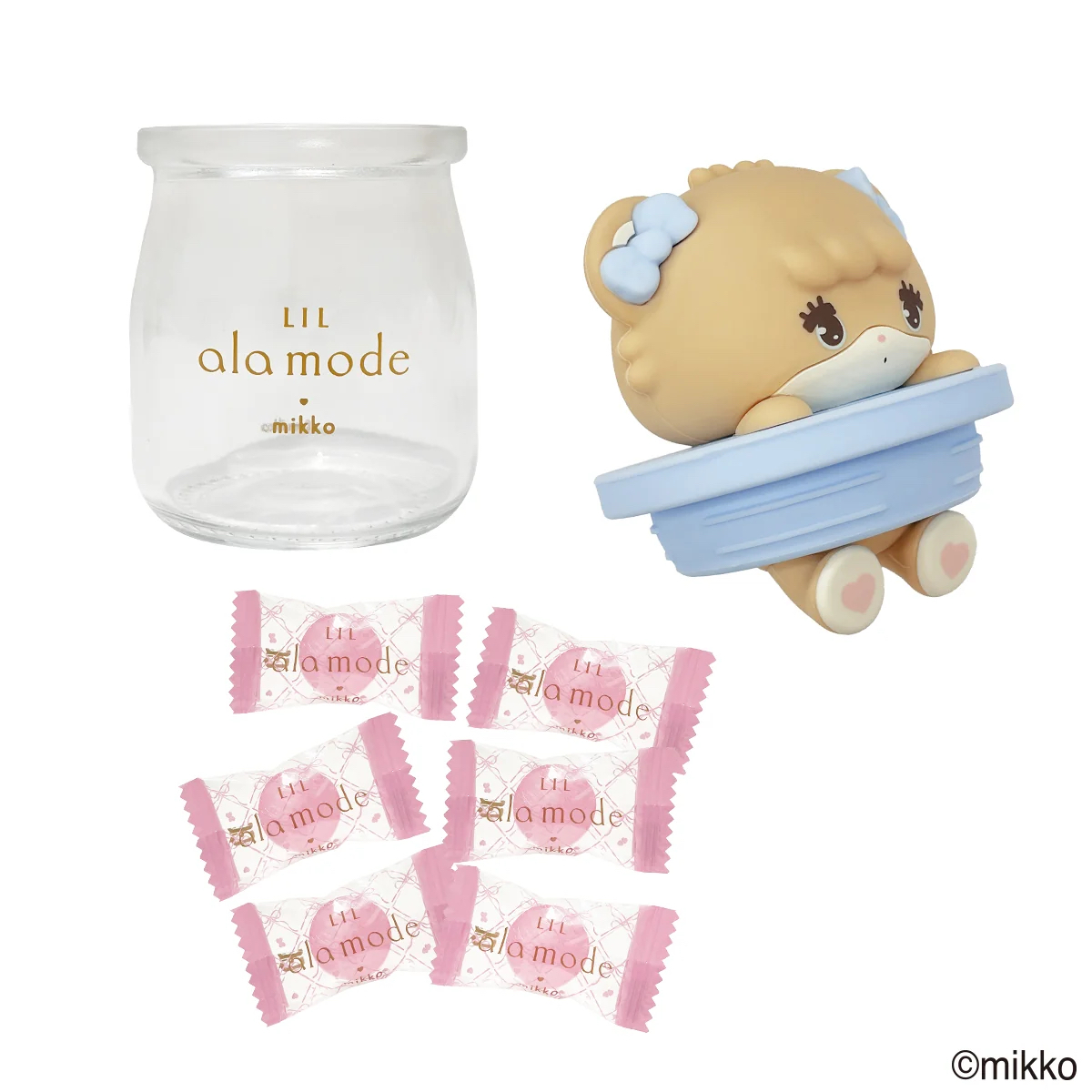  🎀【預訂】Lil ala mode 糖果瓶 - Latte