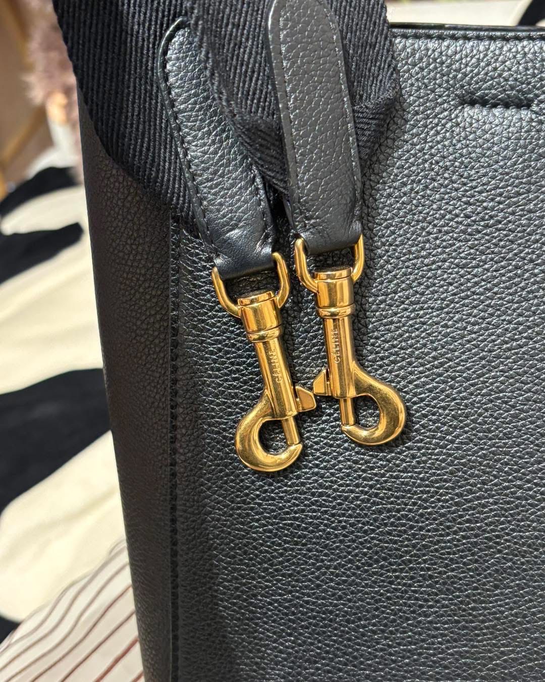 Celine sangle small bucket 黑色牛皮 100%Authentic,95%new ✅strap✅塵袋 