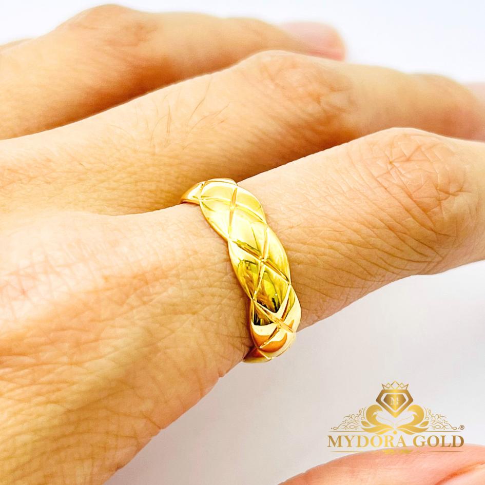 MYDORA Cincin Golden Rope L (5G) l EMAS 916/22K