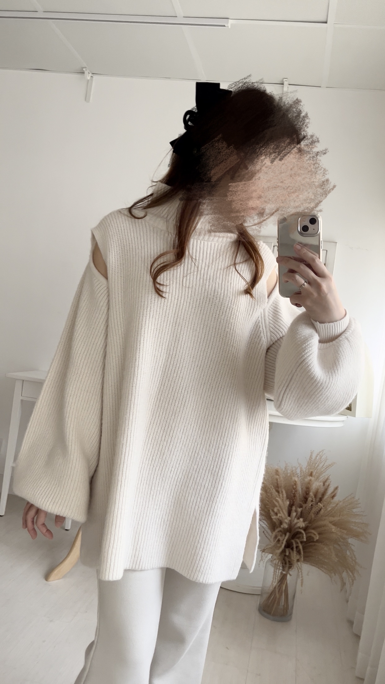 必購💡2-WAY鈕扣懶洋洋毛衣(JP)［象牙色］101056