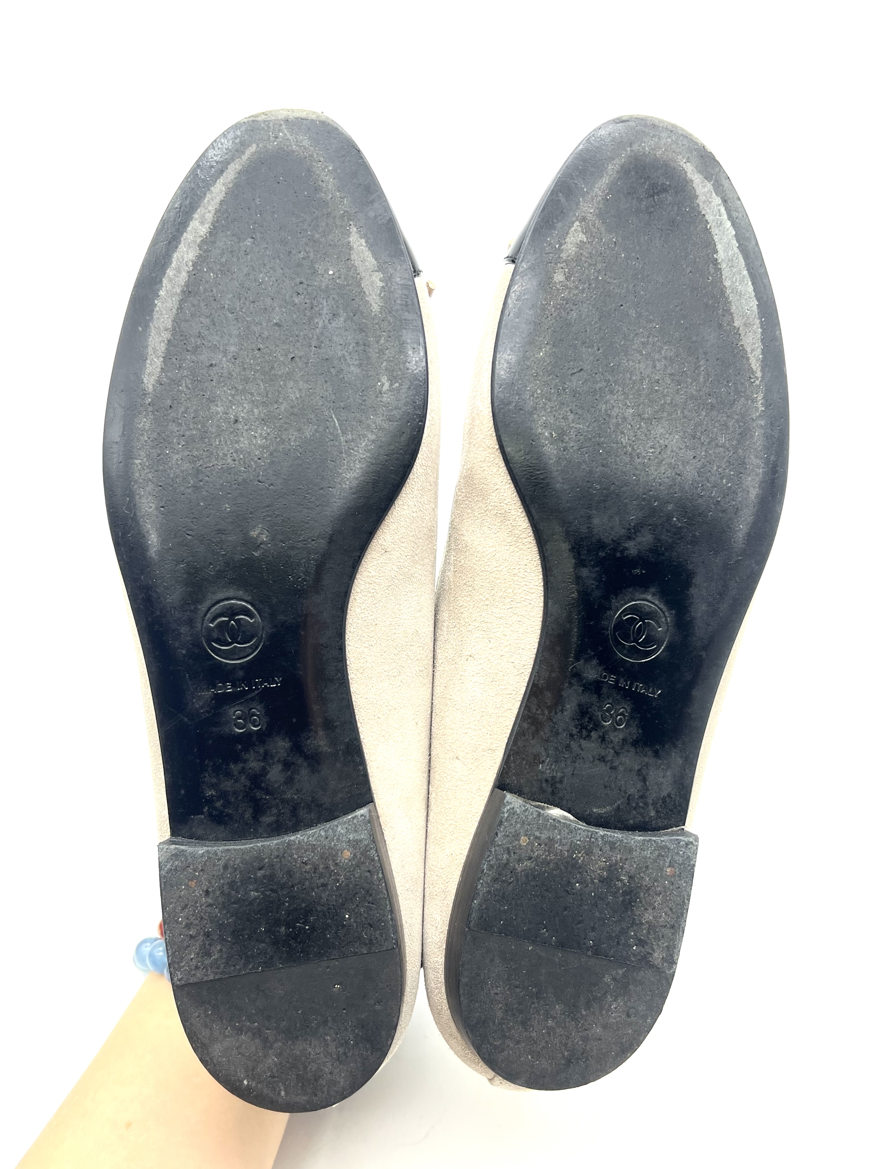Pre-owned Chanel Two-color Ballet Shoes / Product Code: 26052103
