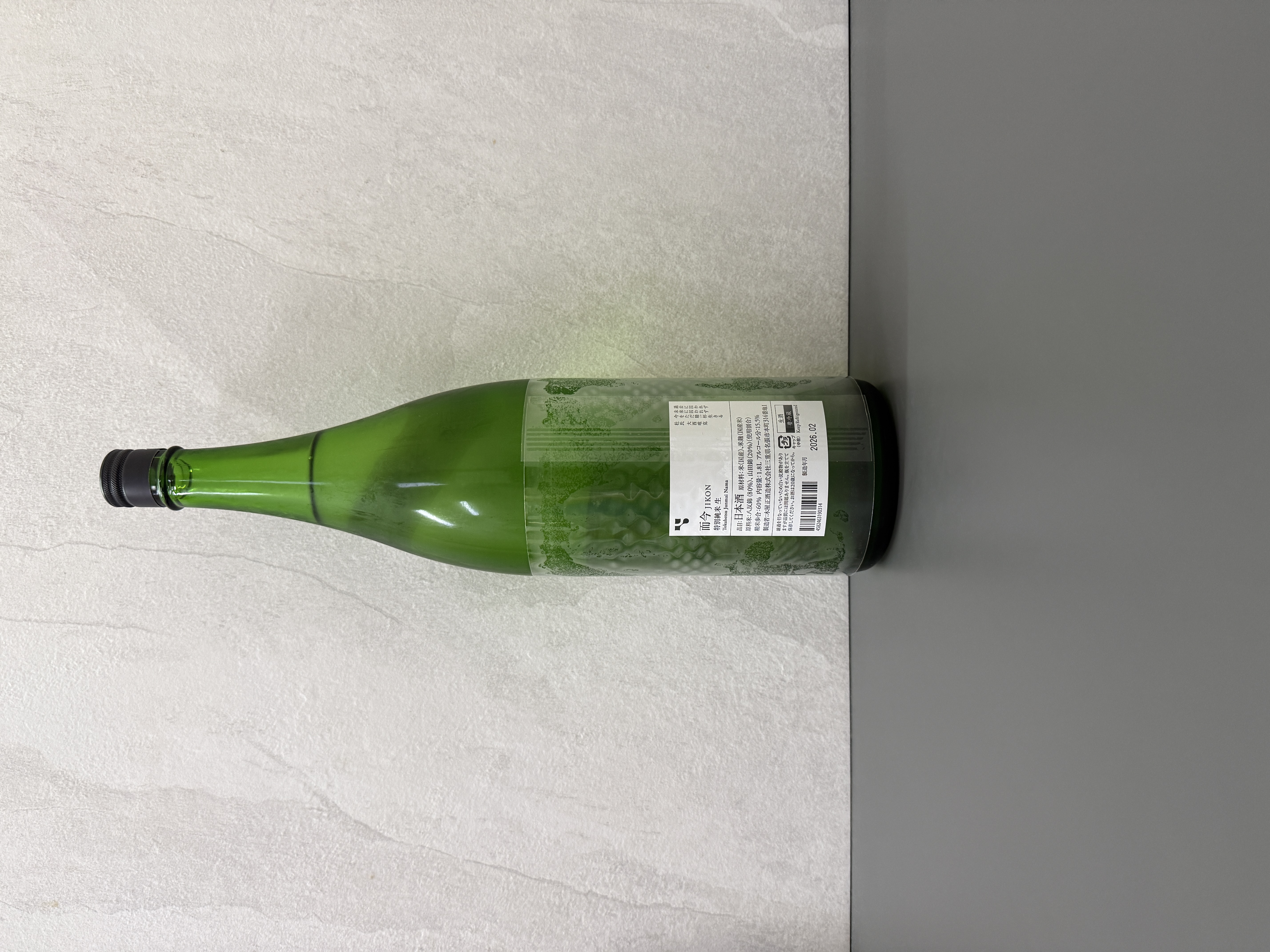 而今 特別純米 無濾過生 1800ml