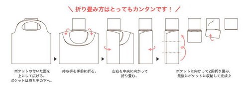 貓咪 可折疊環保袋 日本設計師 北村ハルコ