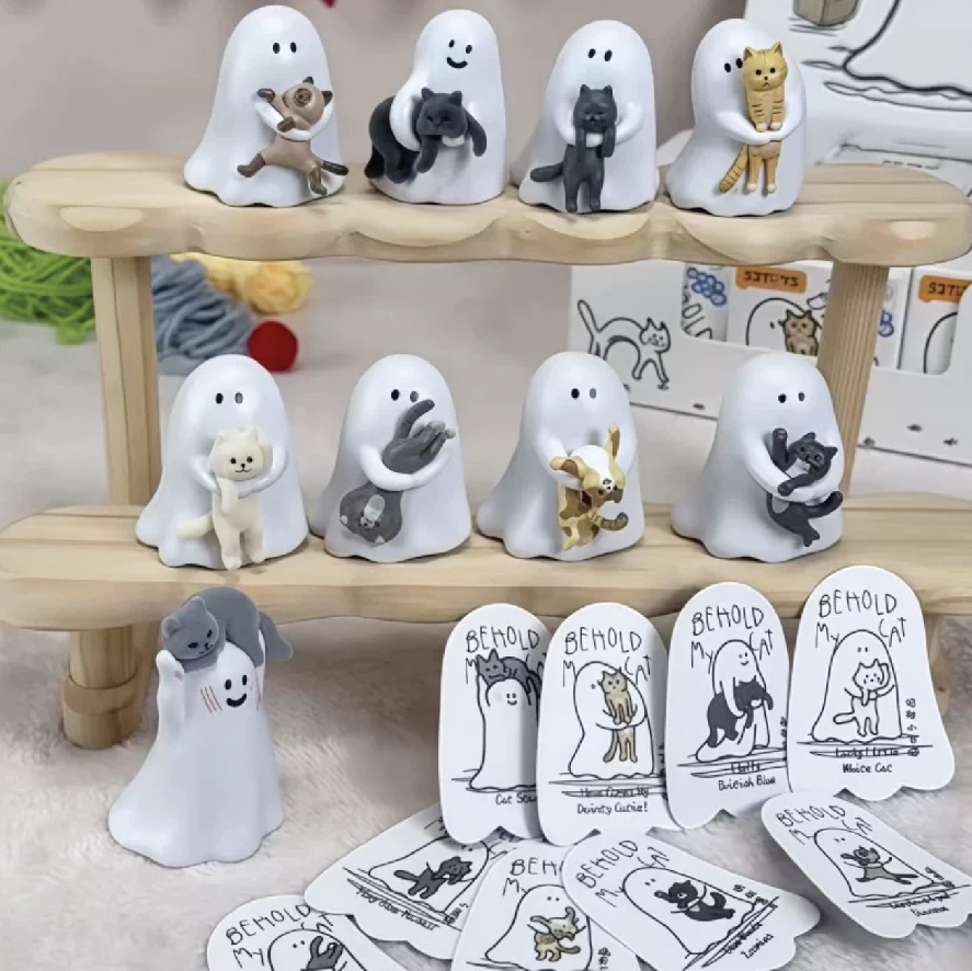 Ghody貓幽靈夜光公仔