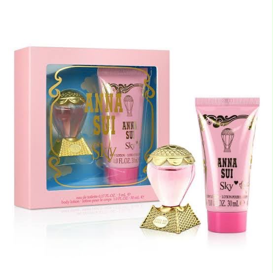 Anna Sui 綺夢飛行淡香水5ml+身體乳30ml 套裝