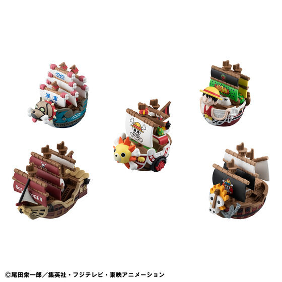 (預訂訂金 $200) (總價 $529) (魂限) MegaHouse 海賊王 海賊船 Yura Cole Series One Piece Grand Line Collection Vol.3 套裝 (連特別包裝盒) (行版)