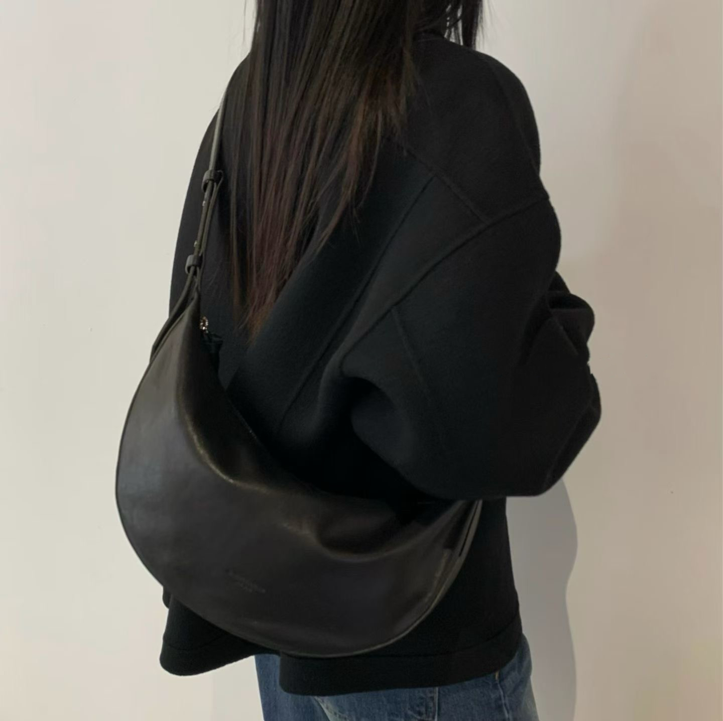 J87兩用月亮皮袋（羊皮）