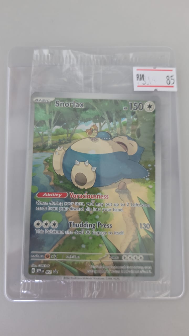 Pokemon TCG Scarlet & Violet Promos - Snorlax-015 (Sealed Promo)