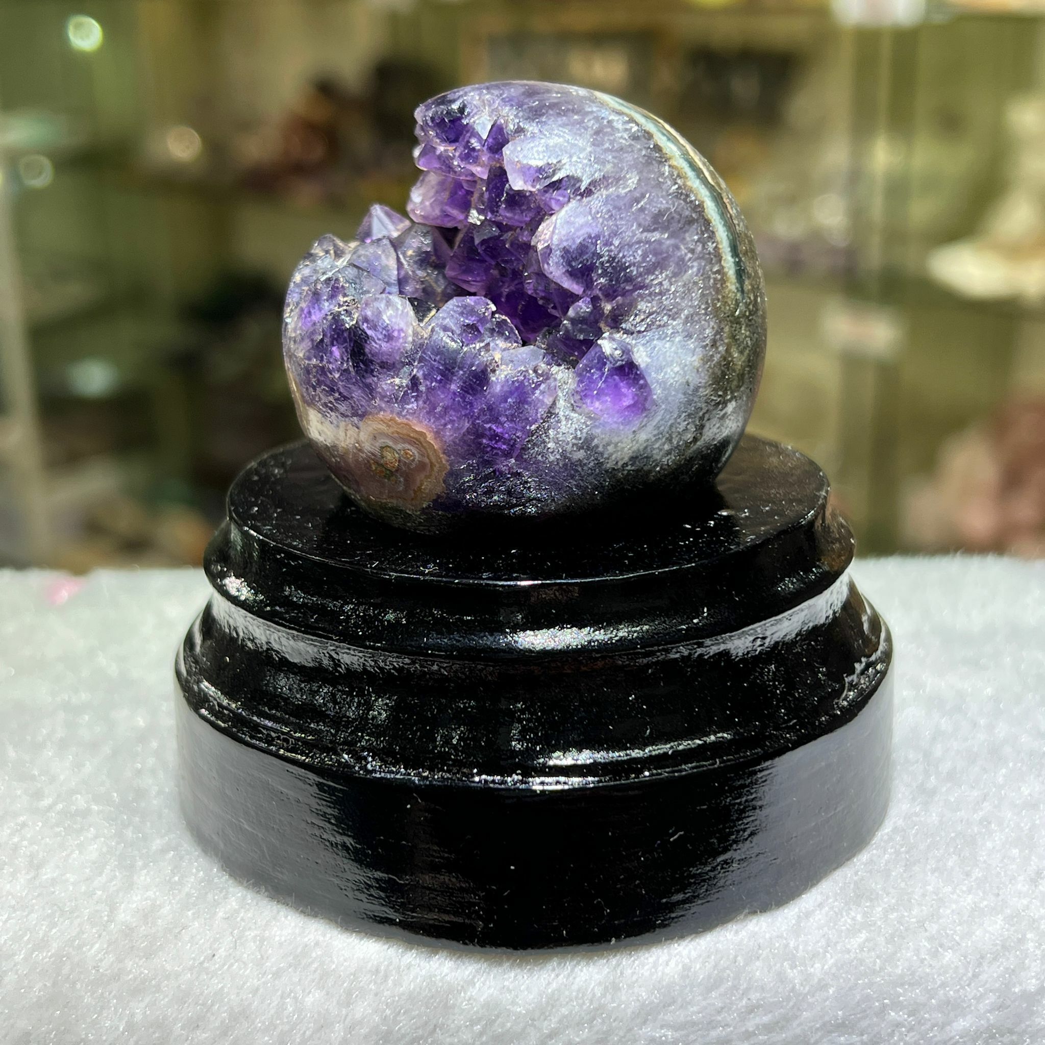 紫晶開口笑 5.2cm+/-