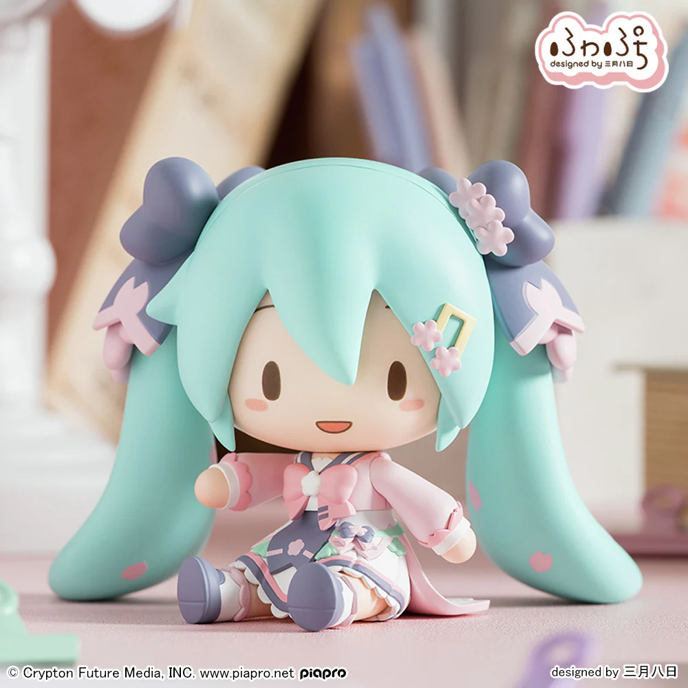 SEGA - [Fuwa Petit景品]《初音未來》初音-新學期- Q版造型