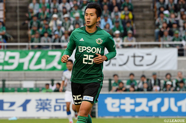 松本山雅 Matsumoto Yamaga FC 2018 home shirt #25 N.Maeda