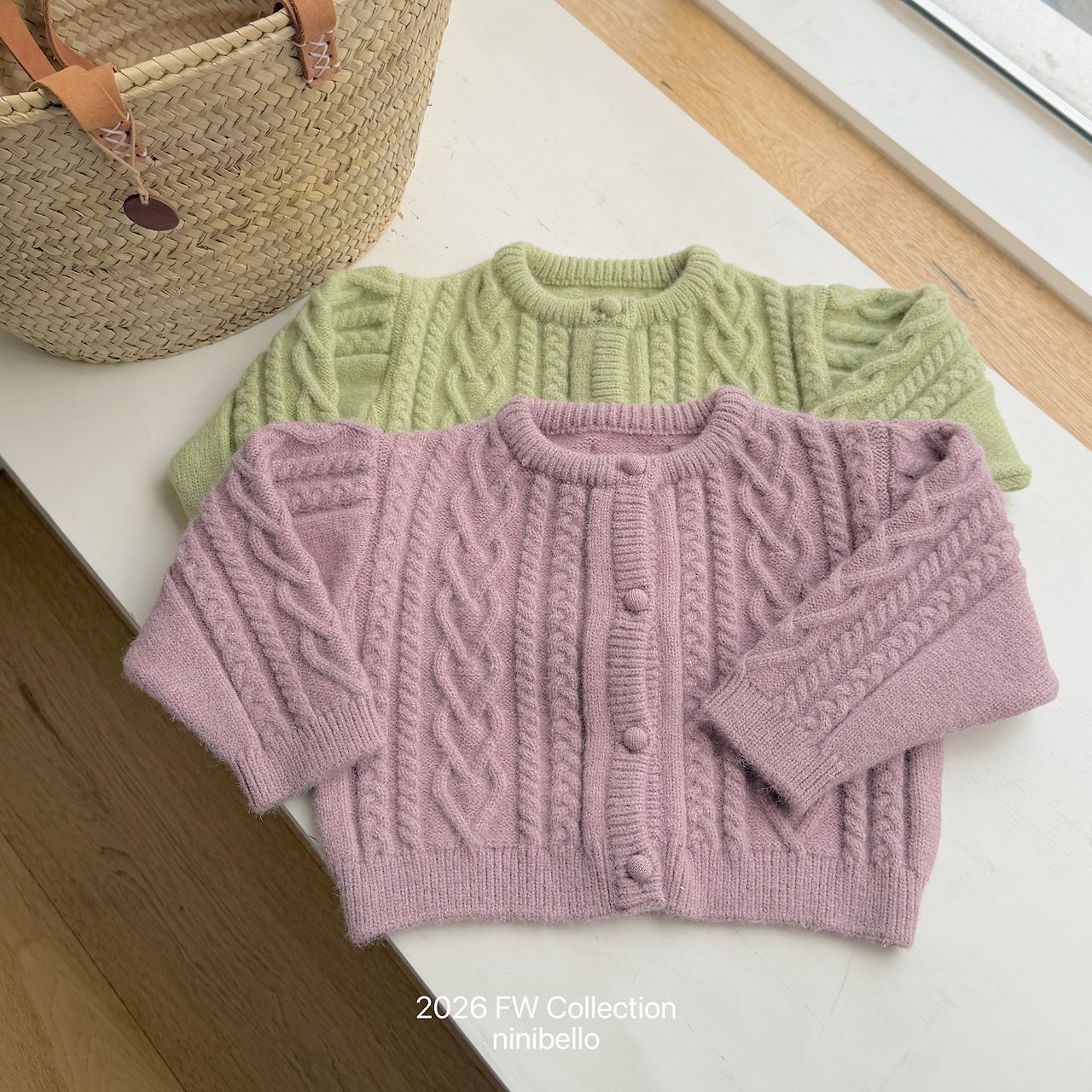 Ninibello | Mauve Knit Cardigan 