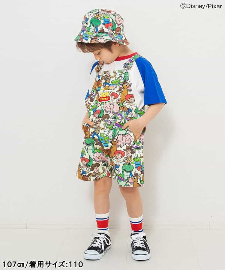 Toystory 5 日本童裝吊帶褲 彩色款 90-130cm 