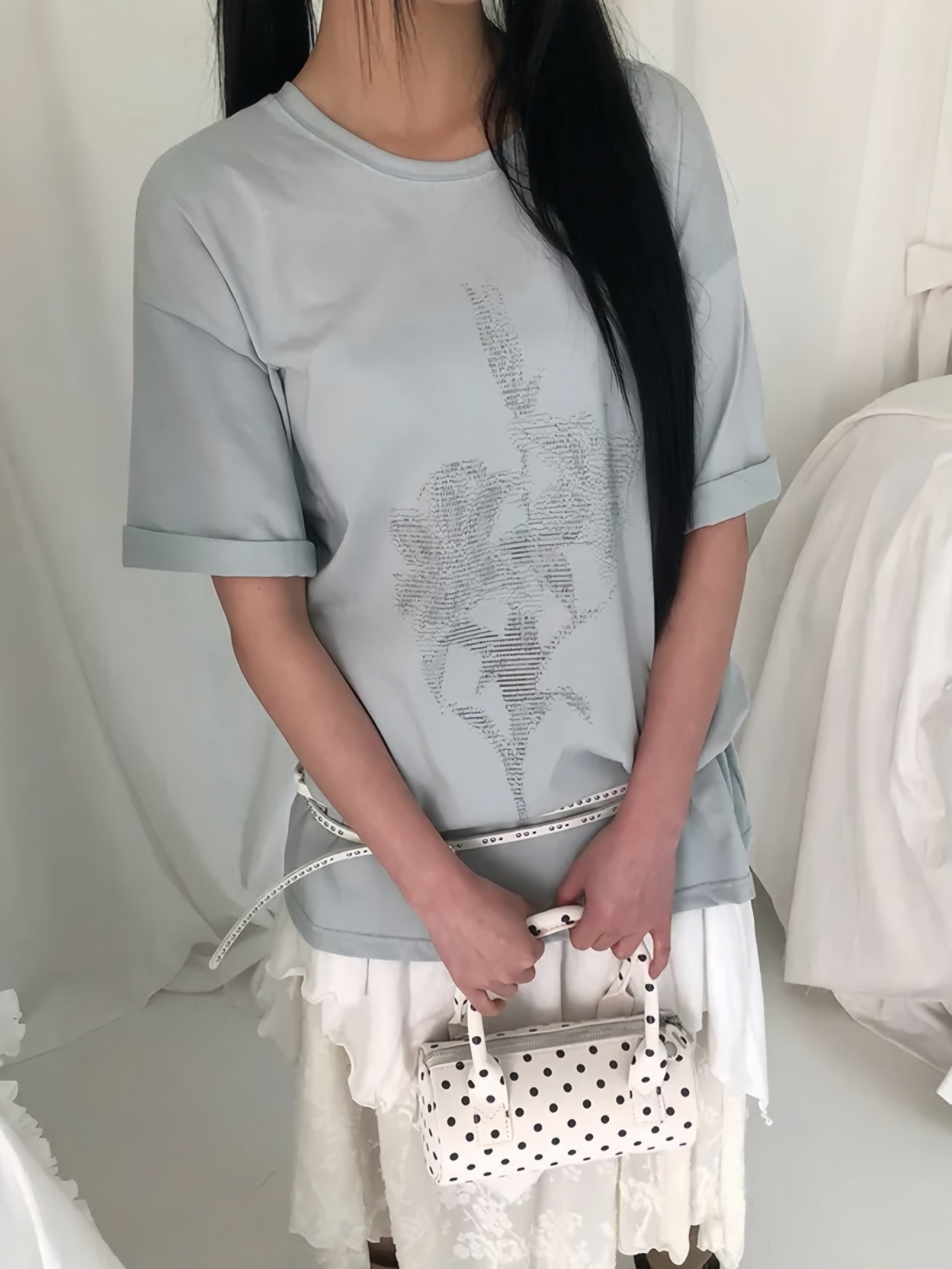 Cyber Flora Oversized Tee