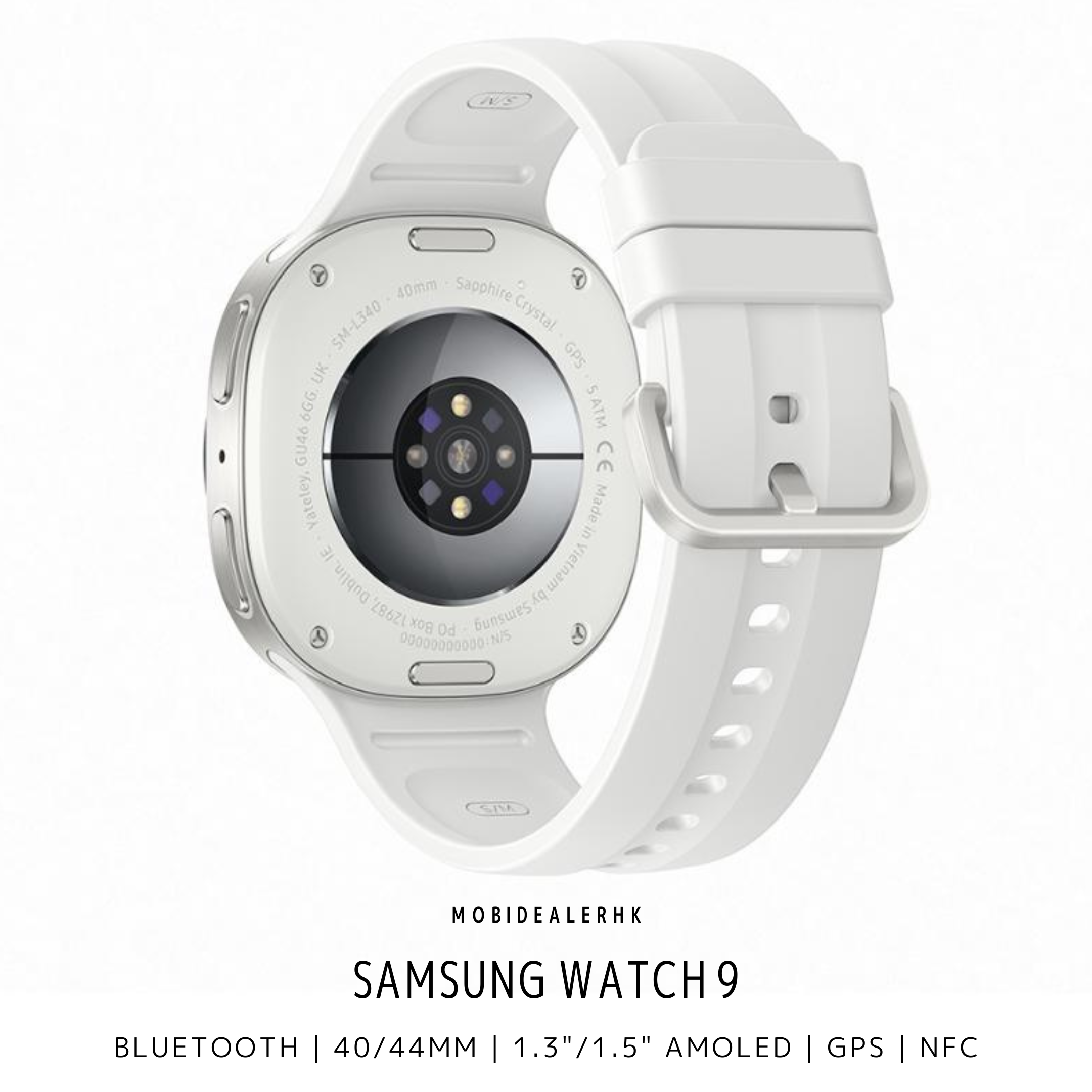 Samsung Galaxy Watch 9 | Bluetooth 藍牙 | 40MM | 智能手錶AMOLED 屏幕 | NFC | GPS | 2+32Gb