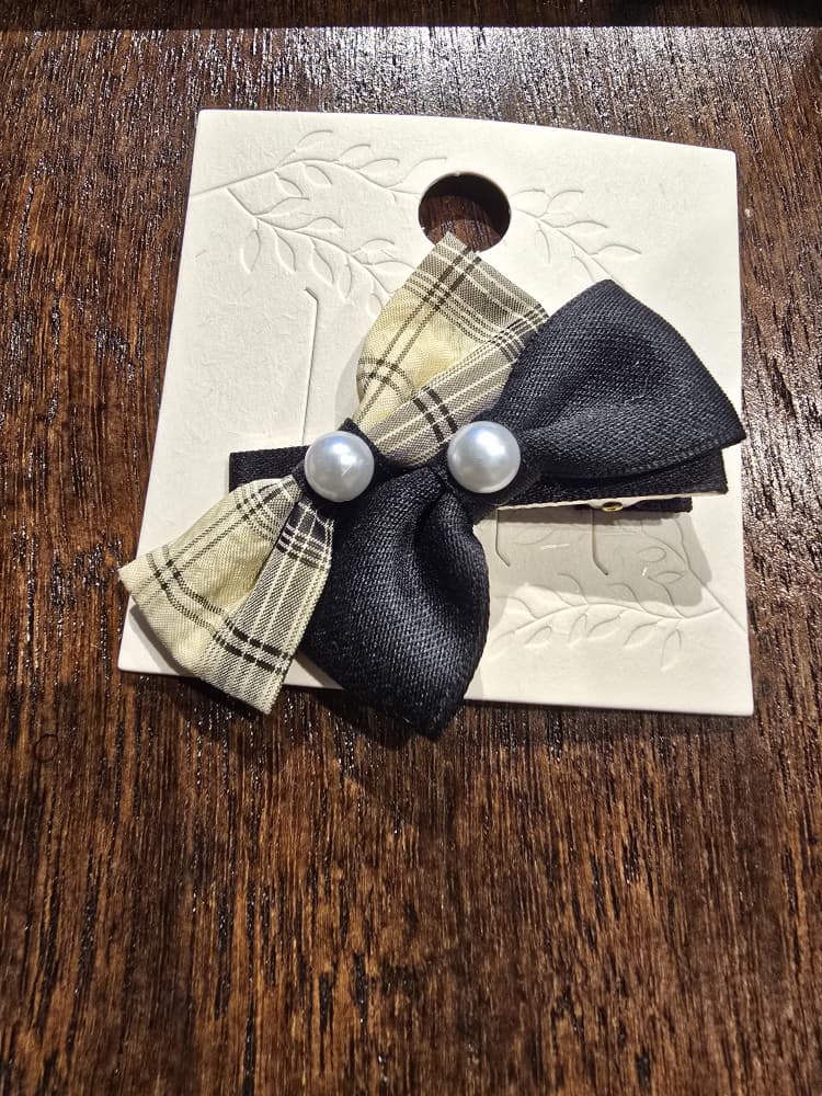 Duo Bow Hair Clip