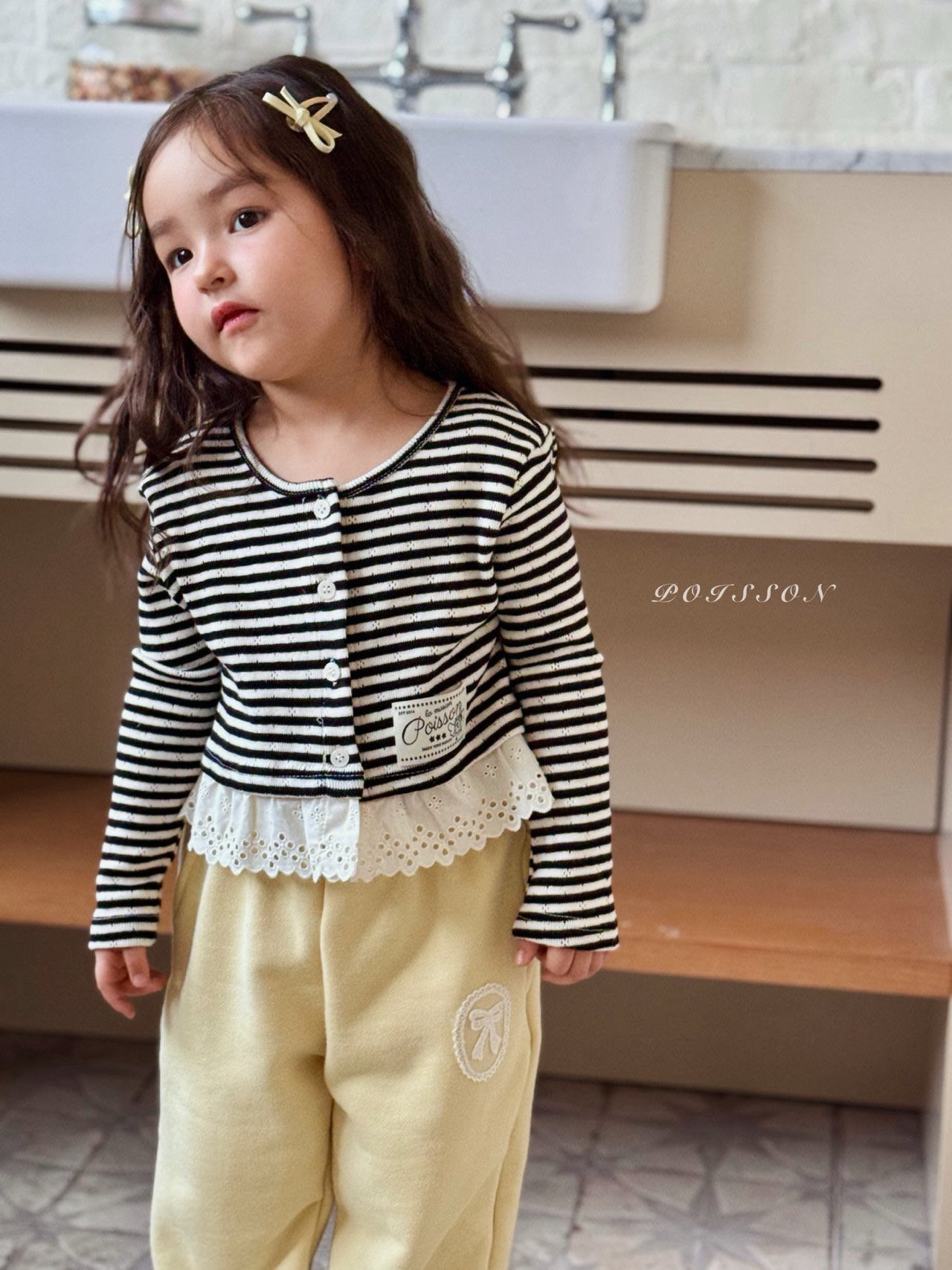 橫間 Lace Cardigan