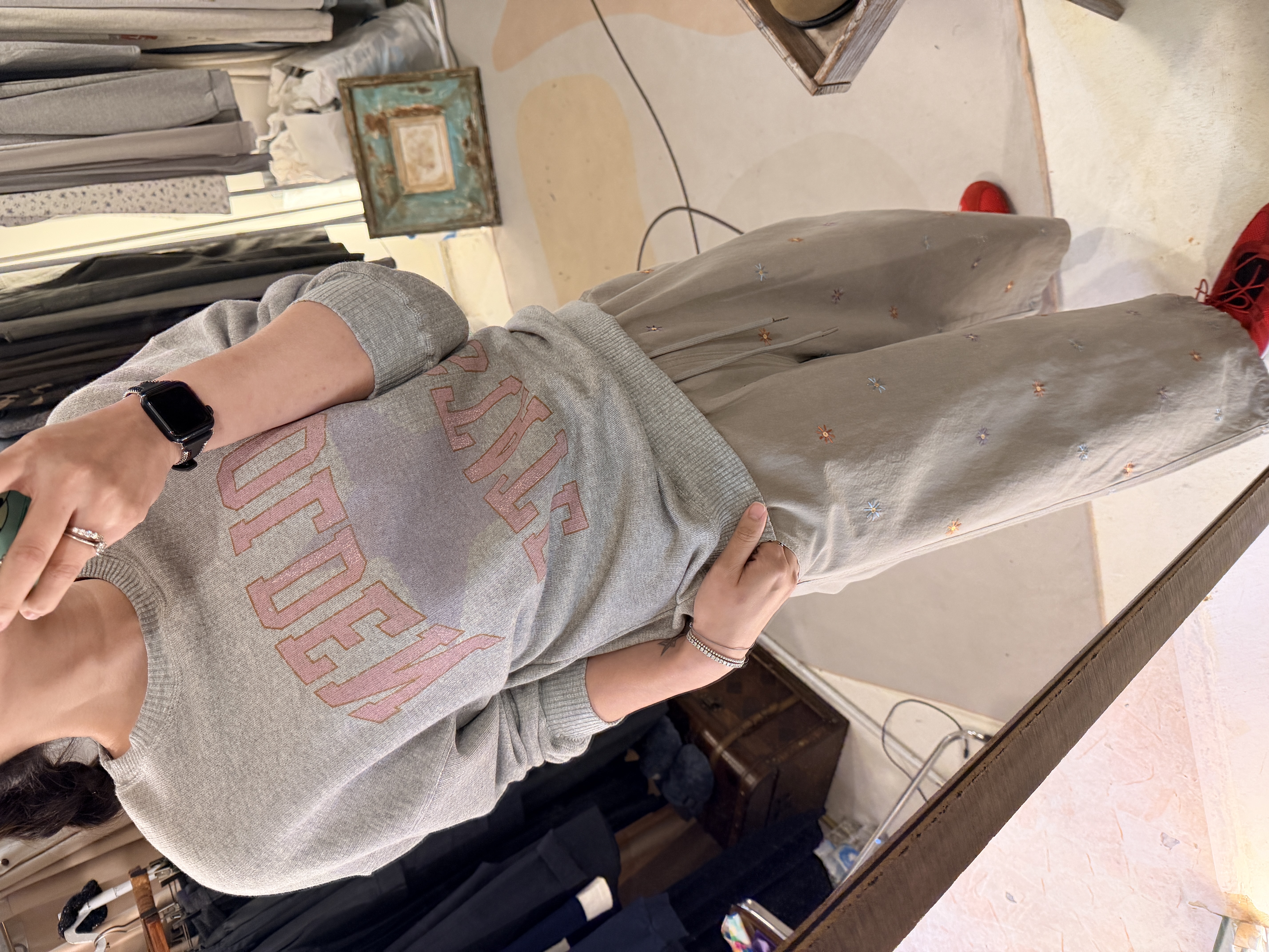 Star printed sweater