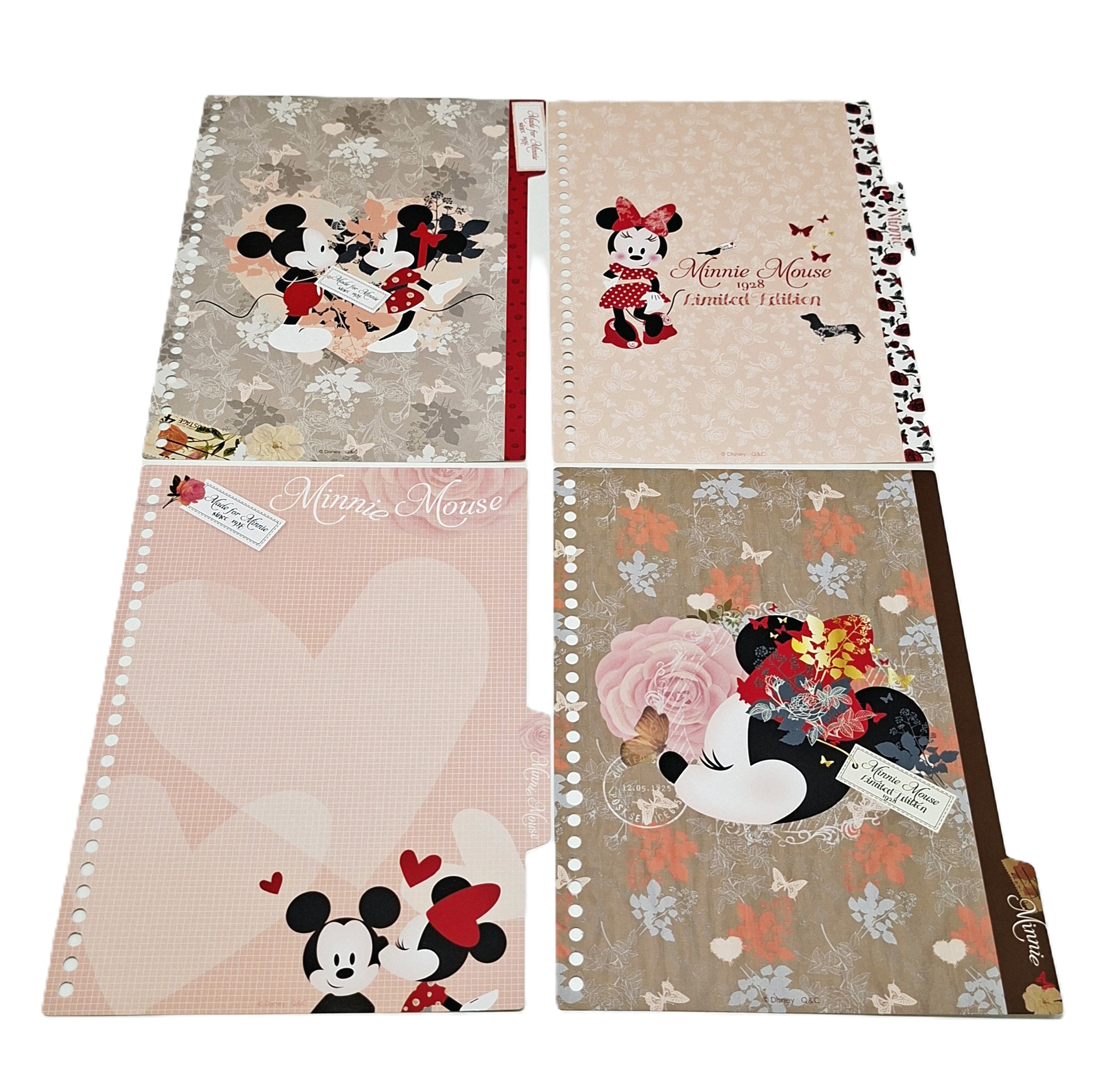 B5 4入 26孔隔頁板  Mickey And Minnie Mouse   (DPIE-B5-03)