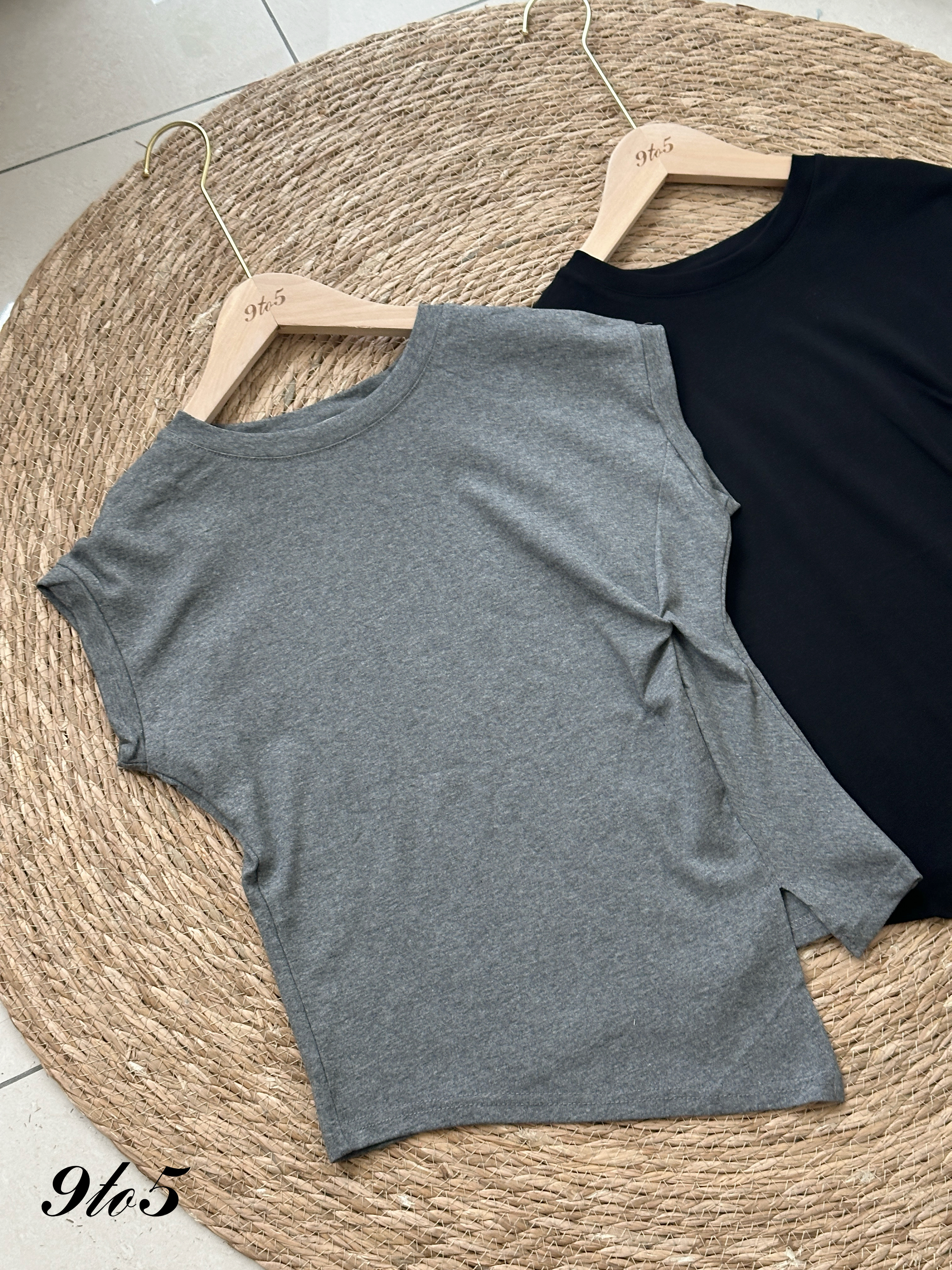 T4230 Cape Sleeve Ruched Top - 4 Colors 