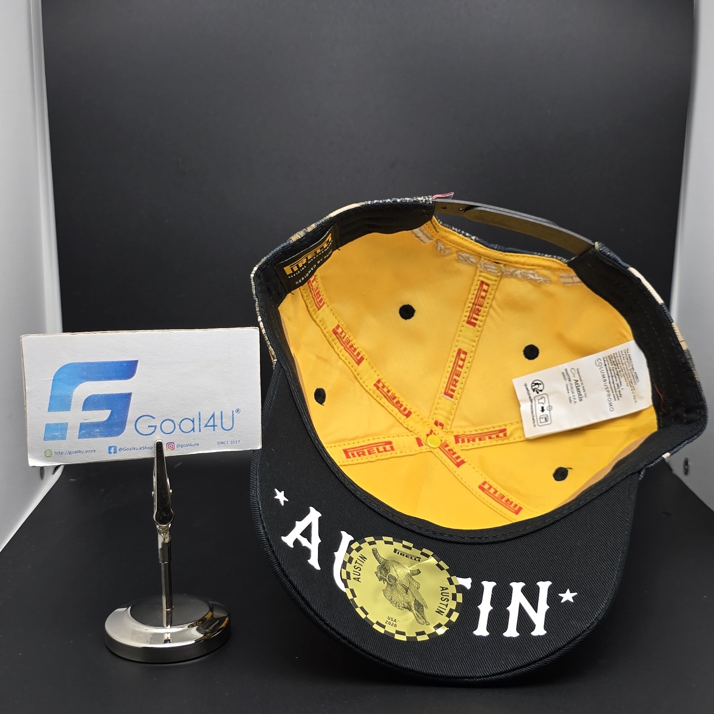 🌵德州賽車風情 F1 Pirelli倍耐力 2026 Austin GP 奧斯汀站特別版 P1冠軍帽 PIRPC0121