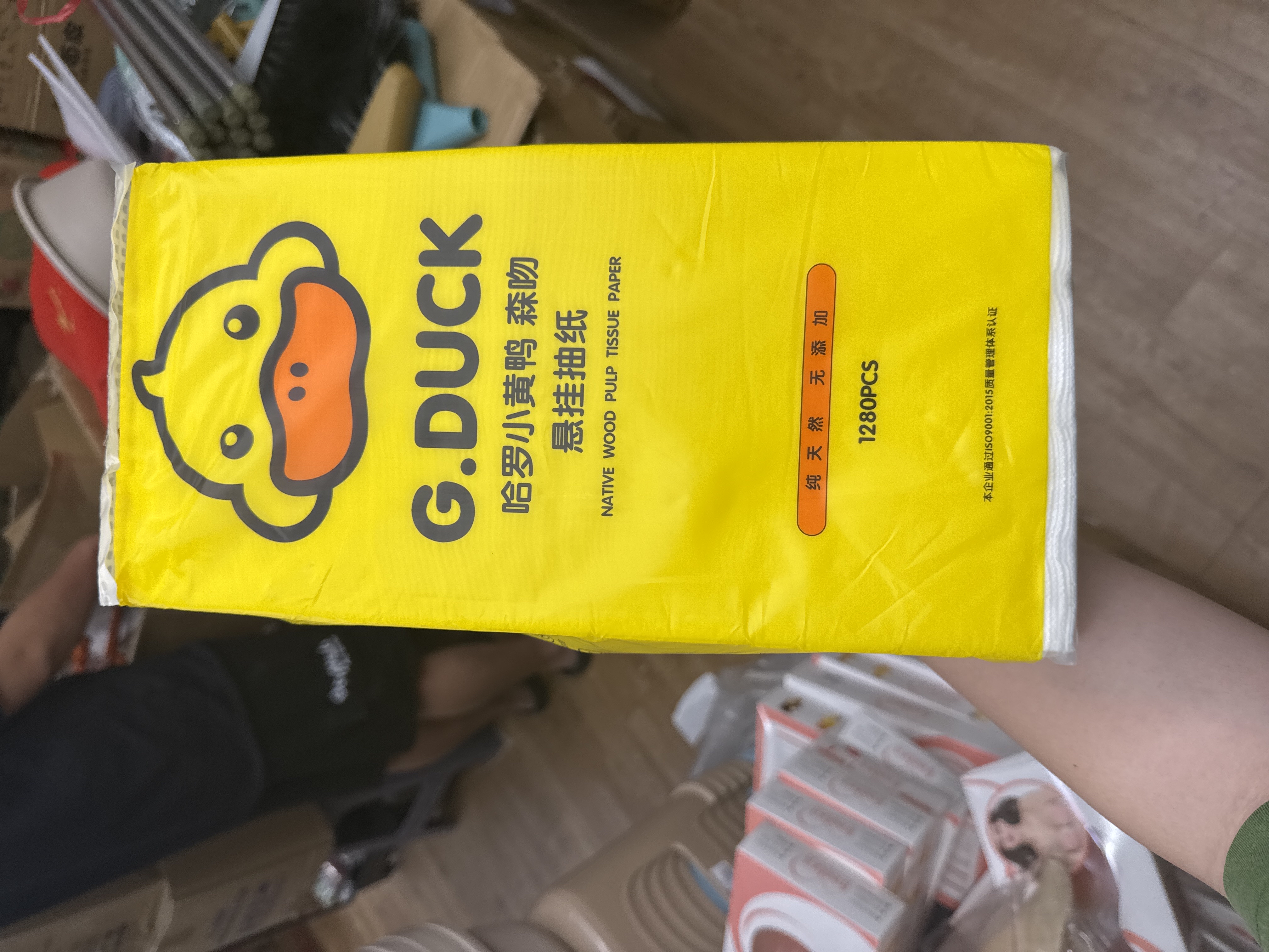 79580 纸巾 1280张 小黄鸭