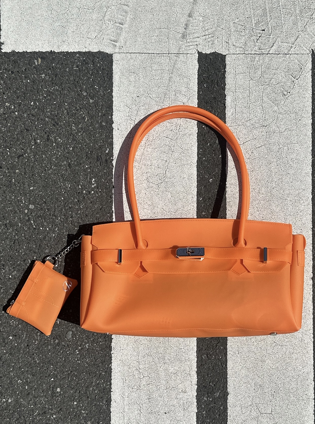 DEINET JELLY TWO-WAY BAG IN ORANGE