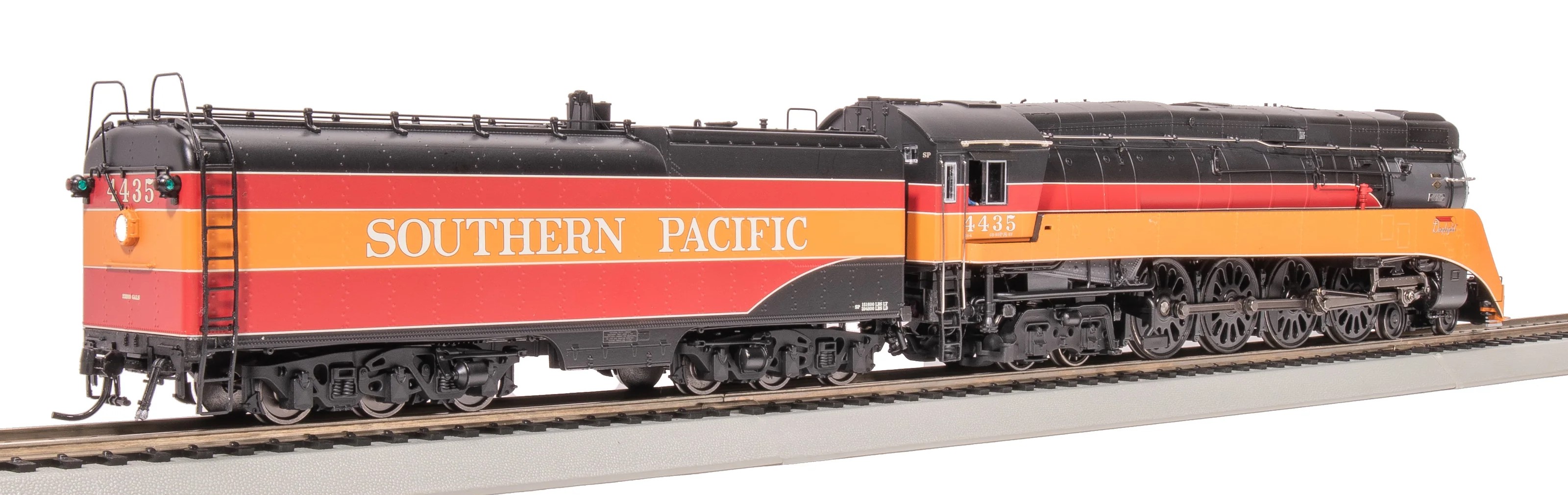 BROADWAY Southern Pacific GS-4 #4444 In-Service Post War Daylight, Paragon4 Sound/DC/DCC Smoke