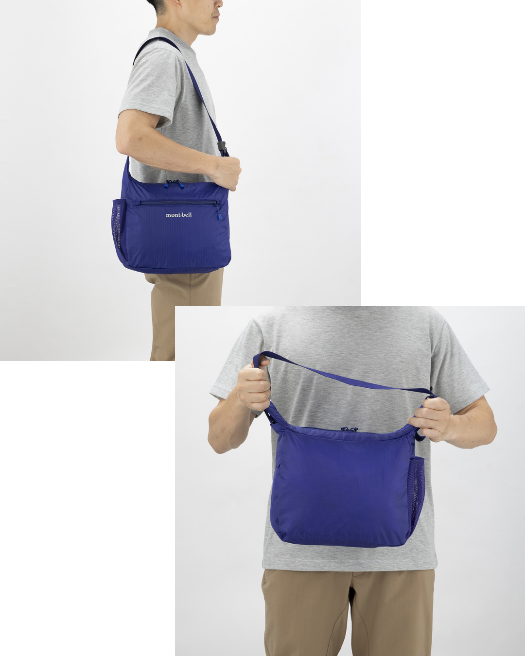 日本代購【 日本直送 Montbell 輕量 可摺疊 斜孭袋 (5.5L) Pocketable Light Shoulder S size 】