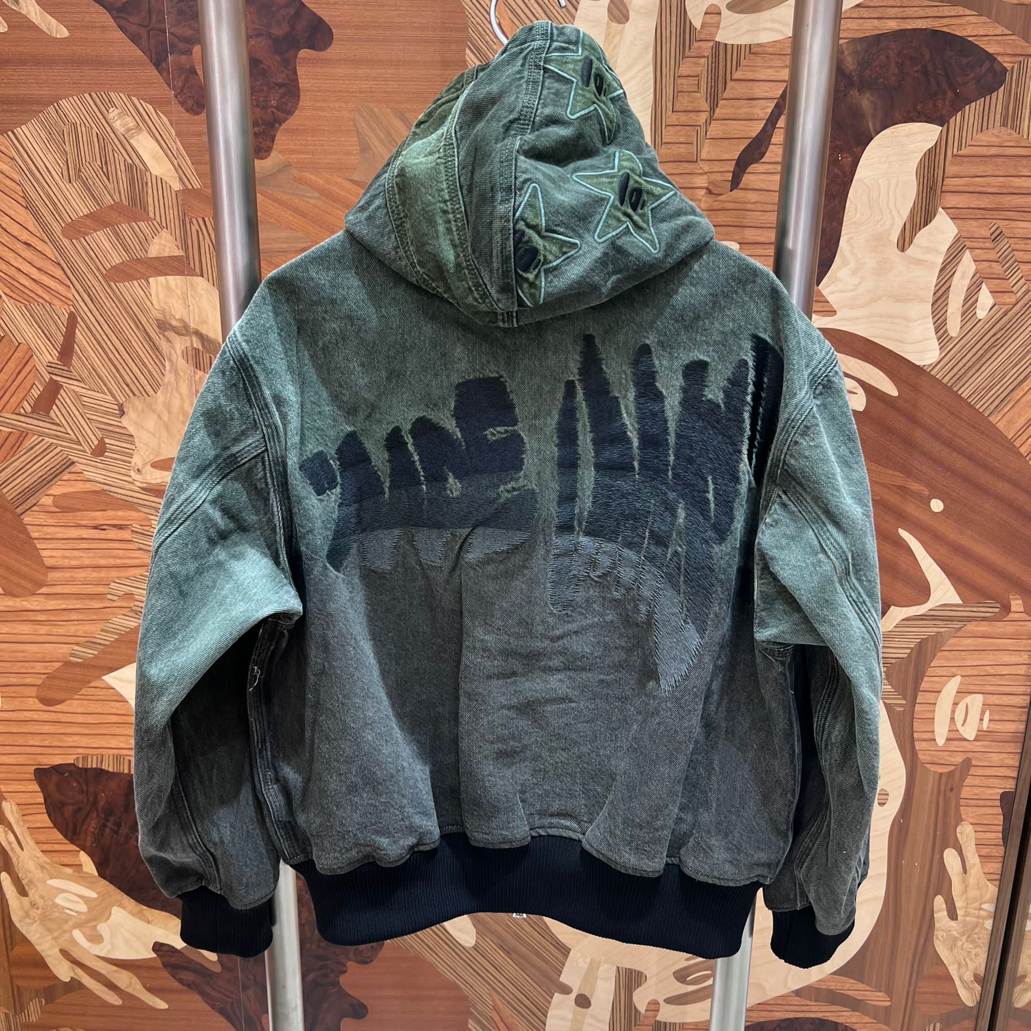 AAPE AAPEUNVS moonface hooded zip-up jacket (7775)