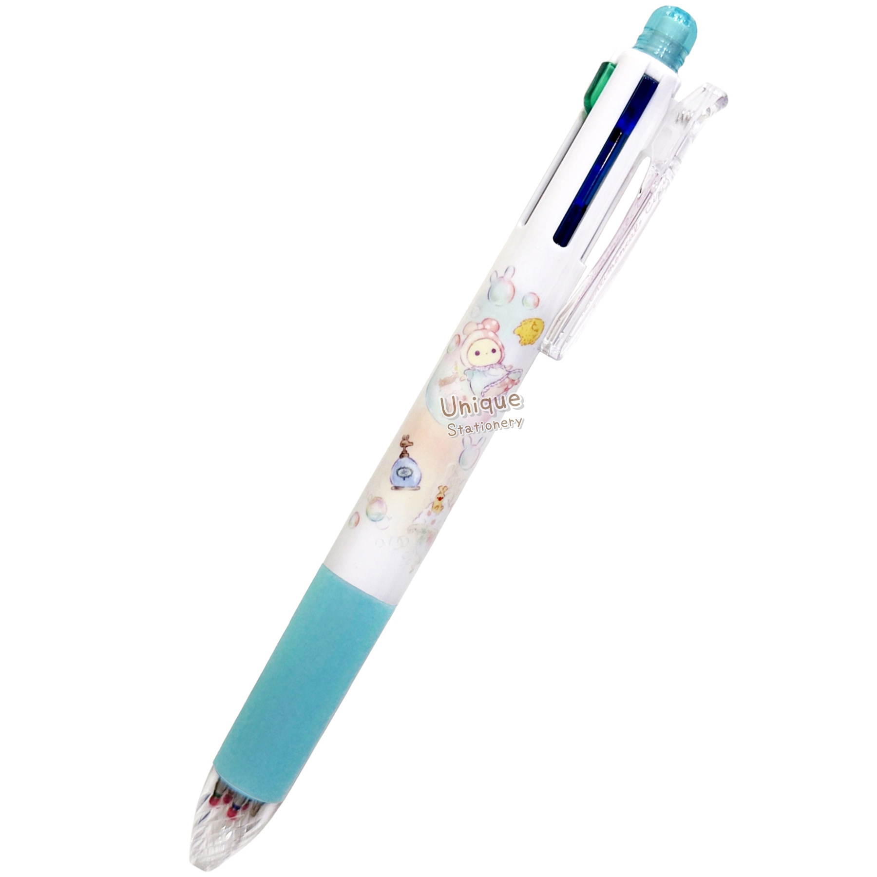 現貨｜San-X Sentimental Circus 憂傷馬戲團 日本製 Zebra SARASA multi 4+1 多功能5用筆 4色啫喱筆+鉛芯筆 (PR15901)