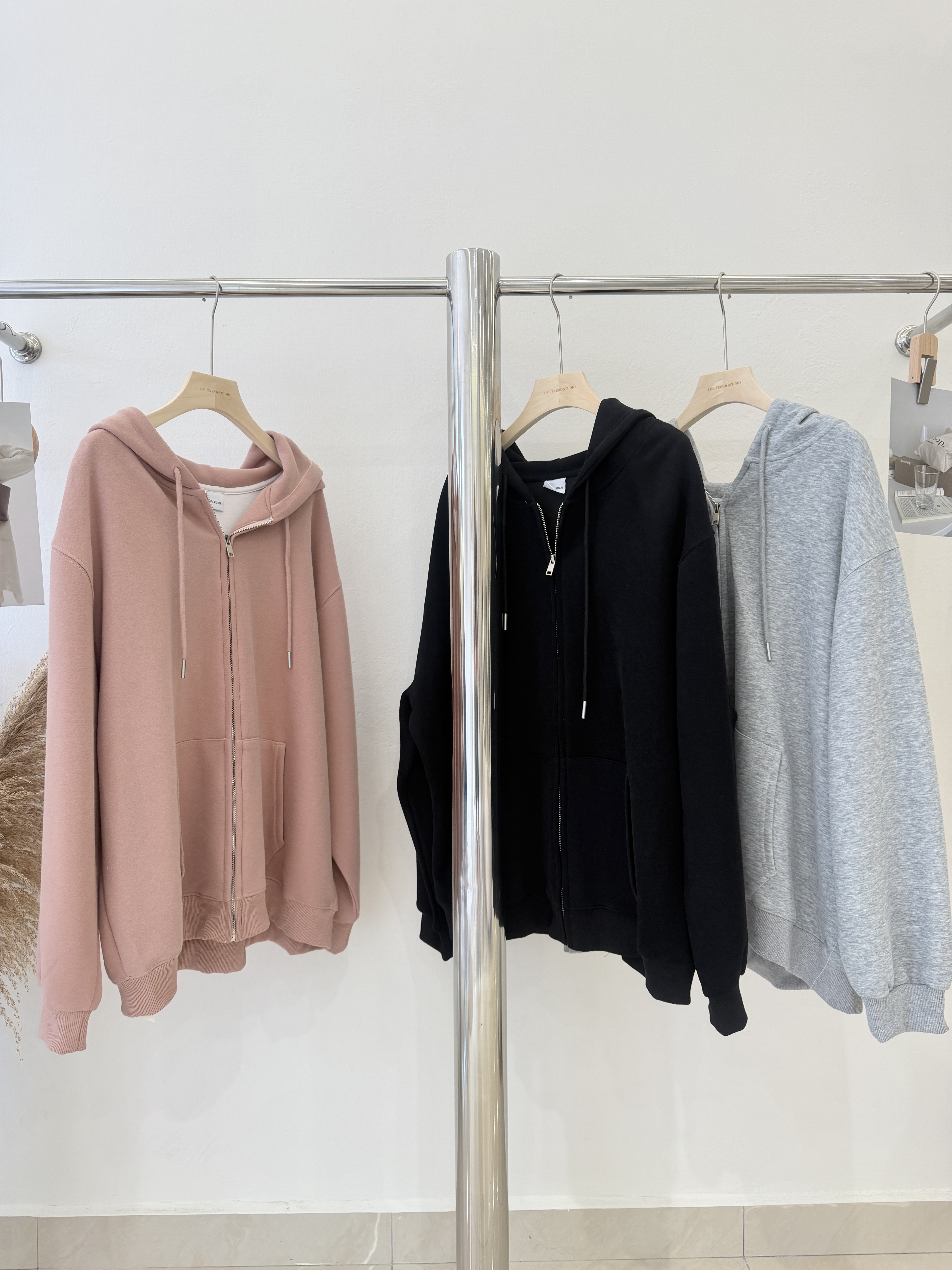 6712 爆款休闲拉链连帽卫衣