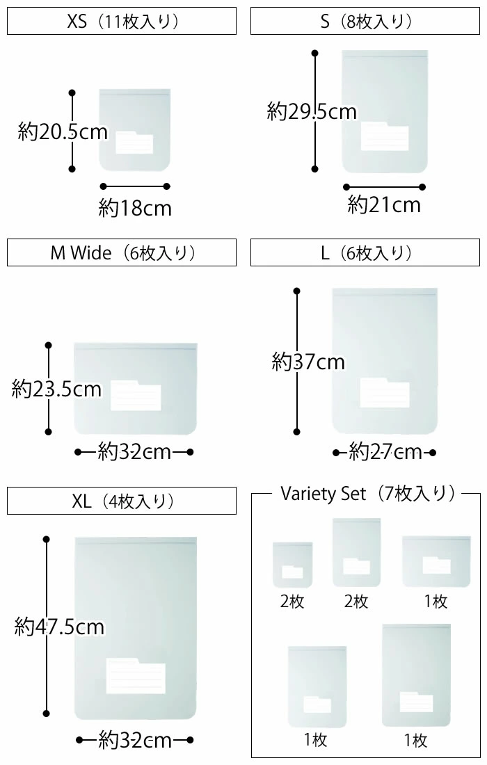 🔥🔥【日本製《EMBALANCE》保鮮抗菌環保密封袋】混碼7個裝