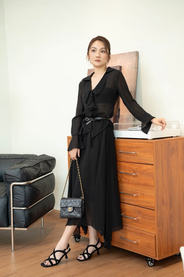 SS-SW5200 FRILL UNEVEN SET SKIRT