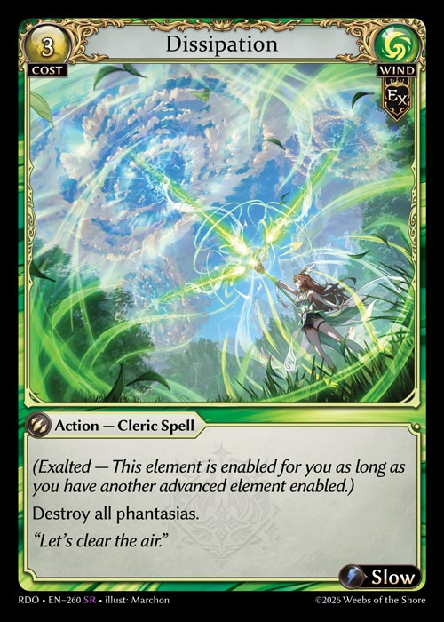 Dissipation / RDO-260 (SR)