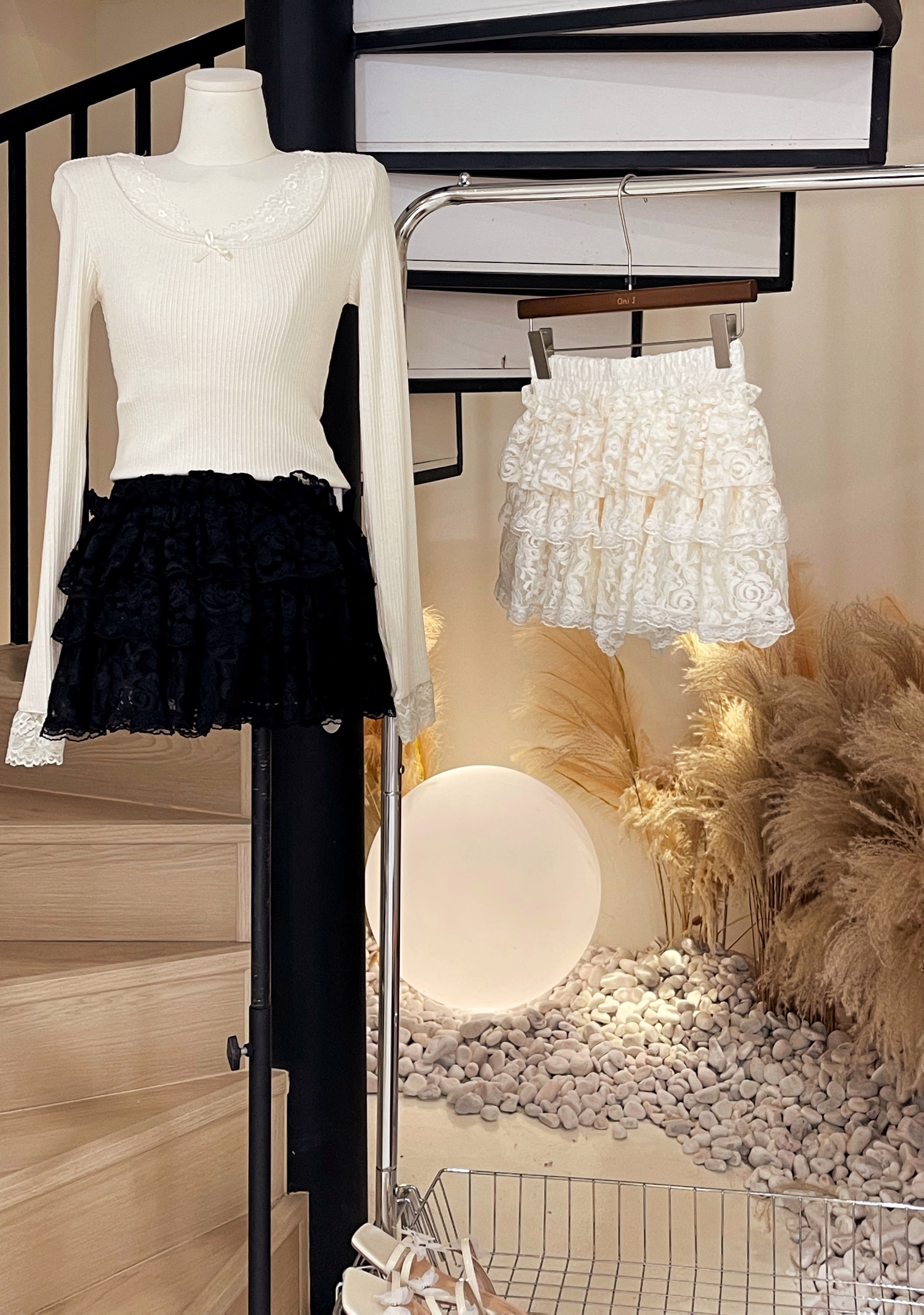 7787蕾丝蛋糕短裙