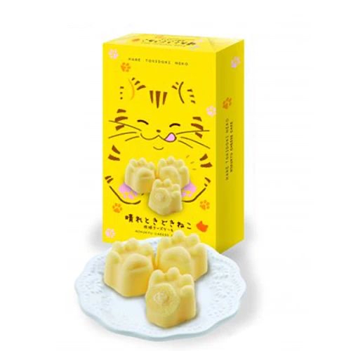 日本富士製菓 晴天貓貓肉球芝士味蛋糕 (8件) 152g