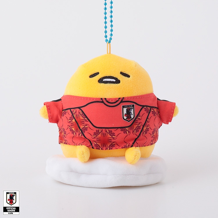 🌸 【預訂】Gudetama 公仔掛飾 - Sanrio x Japan National Football Team Ver. 2026