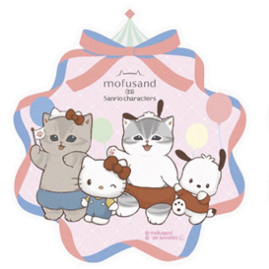 Mofusand 鯊魚貓 貼紙｜預訂