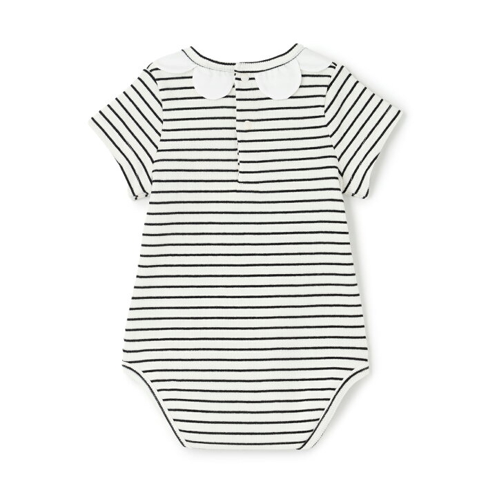 🇯🇵預訂 日本直送🇯🇵Petit Main四色扇形領短袖包屁衣