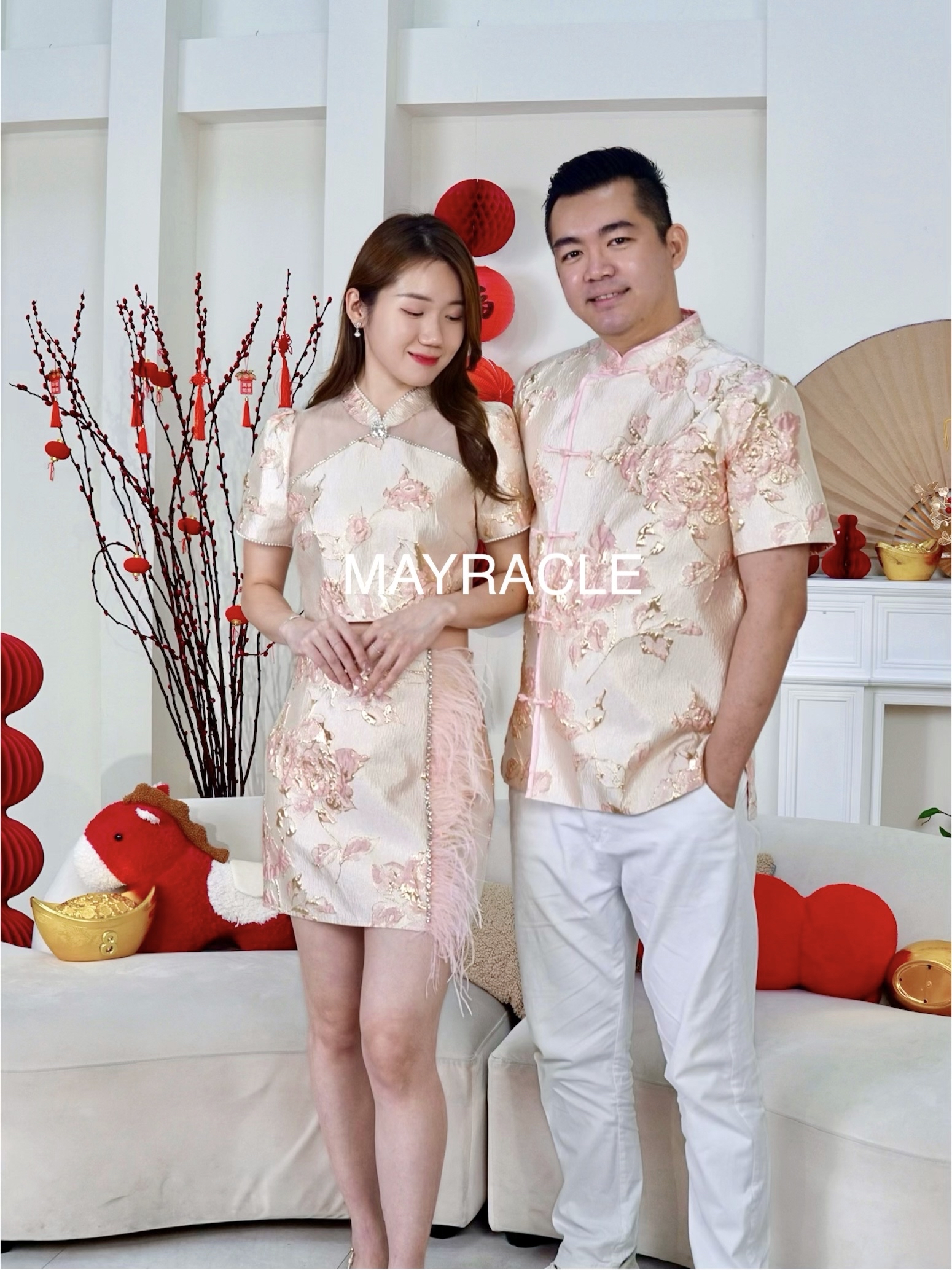 [PRE-ORDER] CNY 2027 Shun (顺) Top + Skort Set