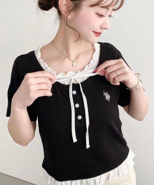 日本U.S. POLO ASSN.假兩件衫