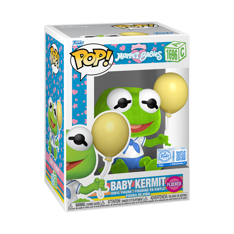 📦訂購 美國代購 Funko POP! Disney Baby Kermit (Flocked) Figure 科米蛙 植絨款 模型