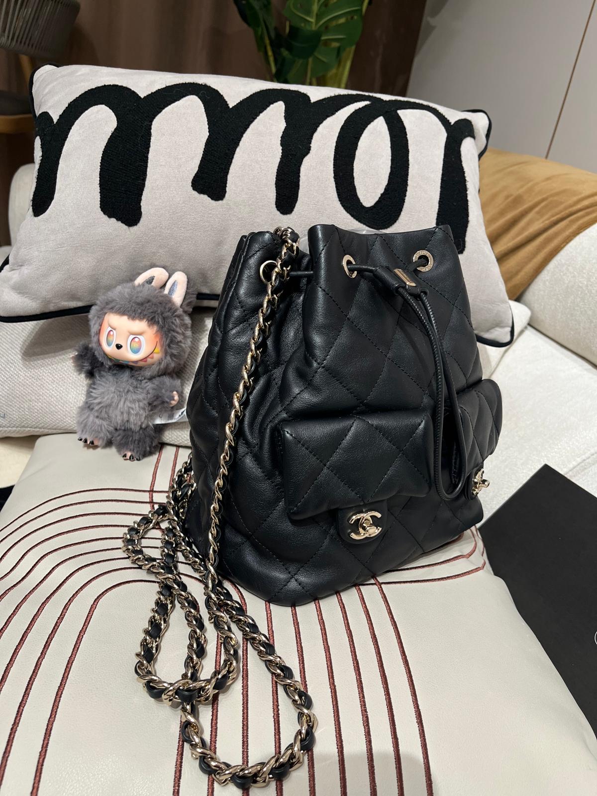 全新未使用品 Chanel backpack calfskin AS4342 黑色牛皮100%Authentic 全新未使用品UNUSED✅晶片✅塵袋✅盒