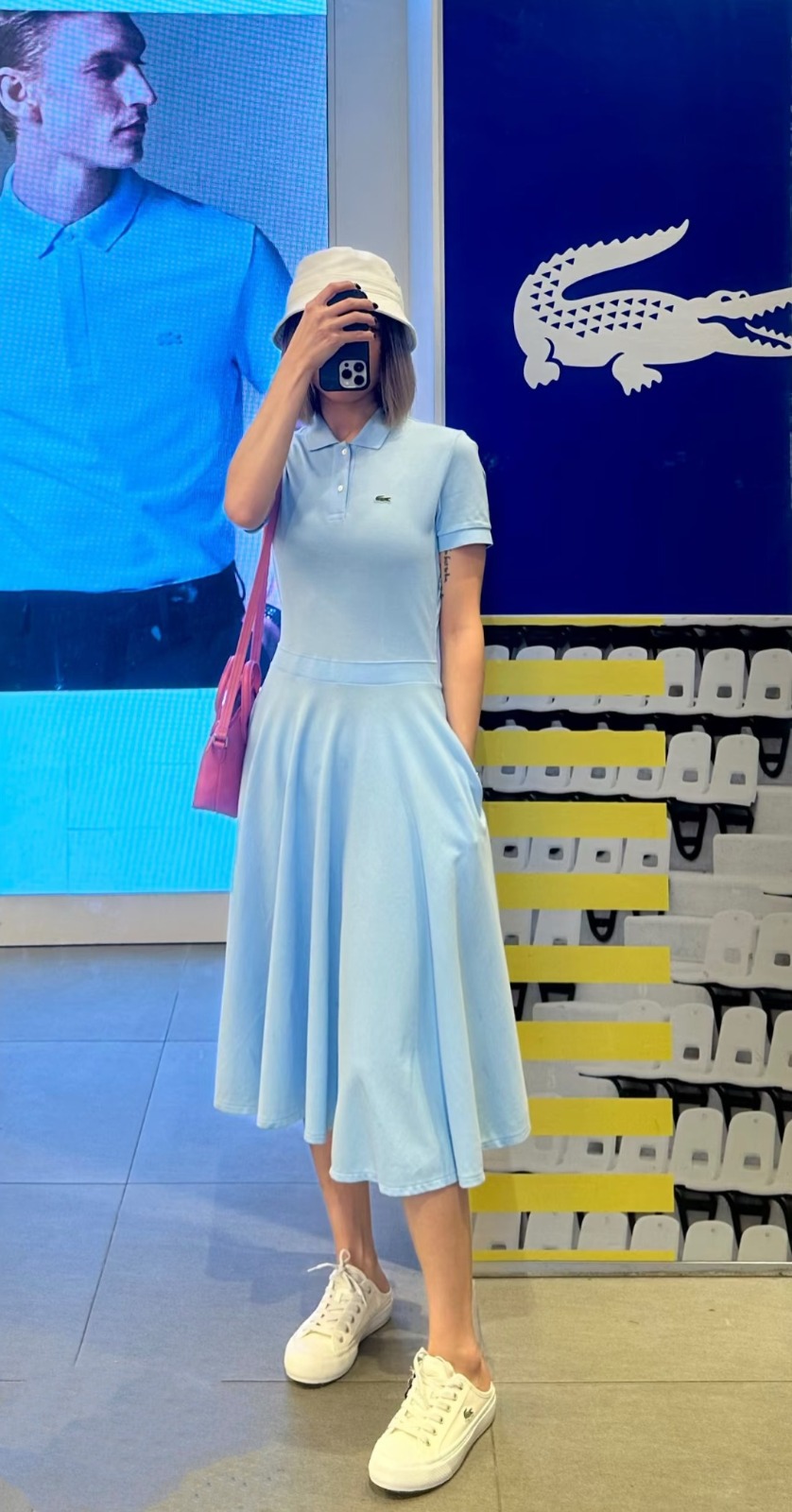 0408 LACOSTE 短袖POLO 連身裙 5月頭